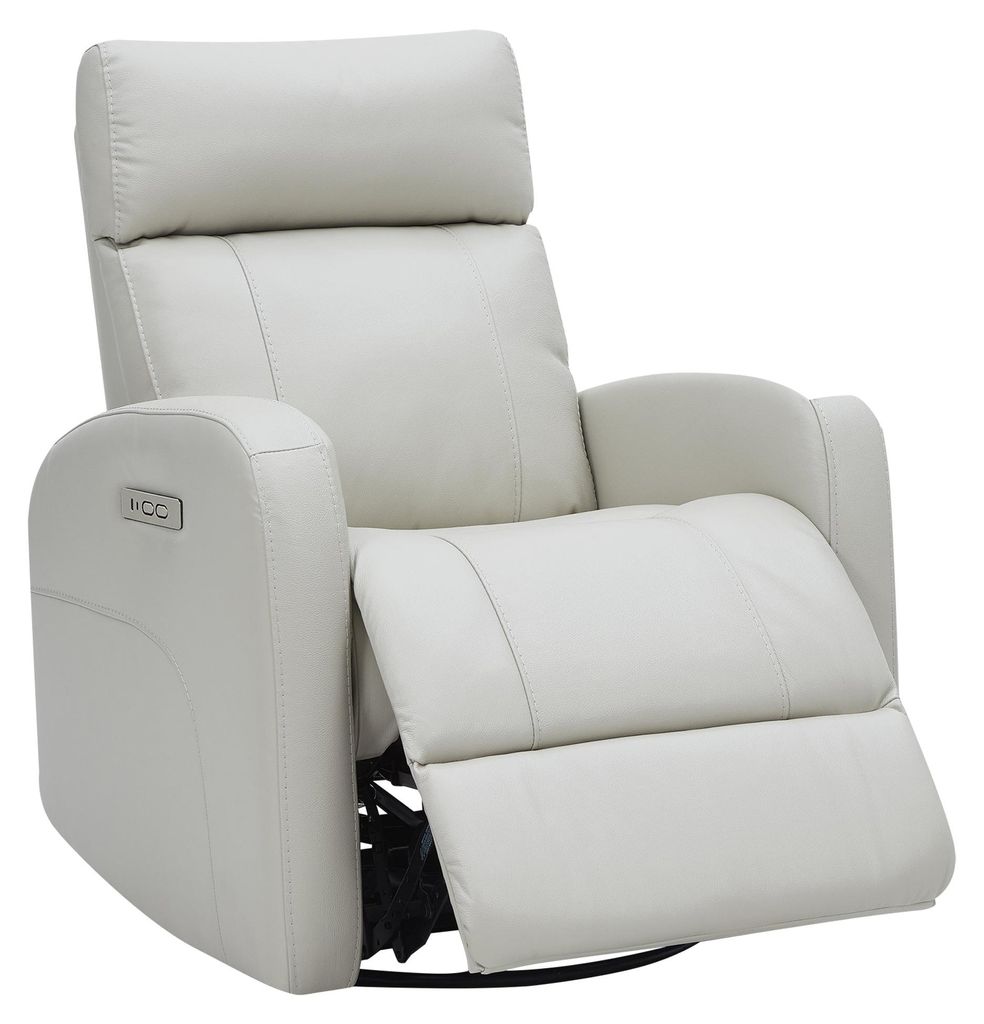 CHITA Elektrischer Relaxsessel, Echtleder, 270° drehbar, Produktbild 