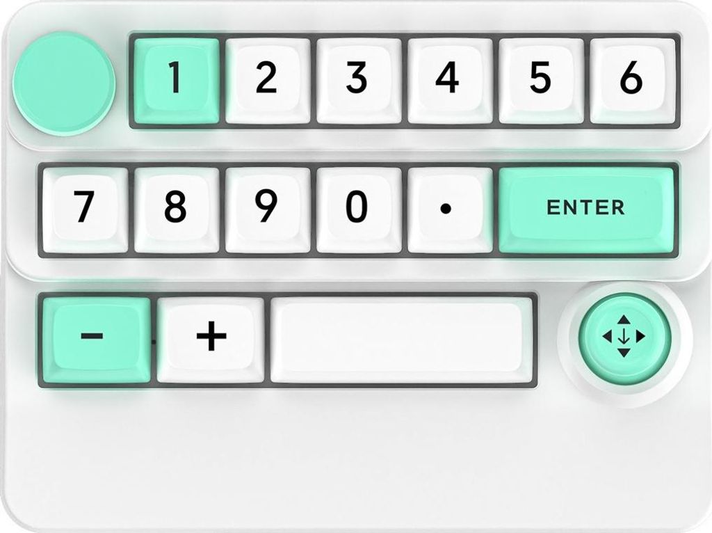 INF RGB Drahtlose Mechanische Gaming Tastatur, ABS, 16.45cm x 11.3cm, 2-teilig Weiß