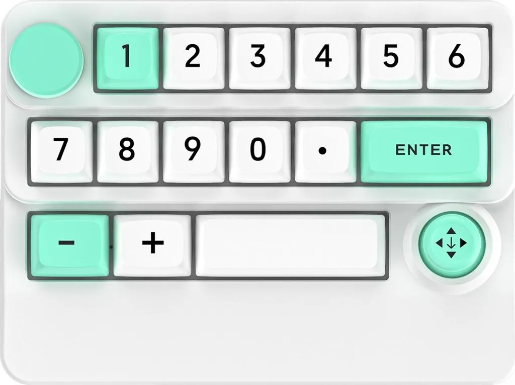 Clavier mécanique RGB sans fil à Triple Mode INF, Macro et Design Blanc