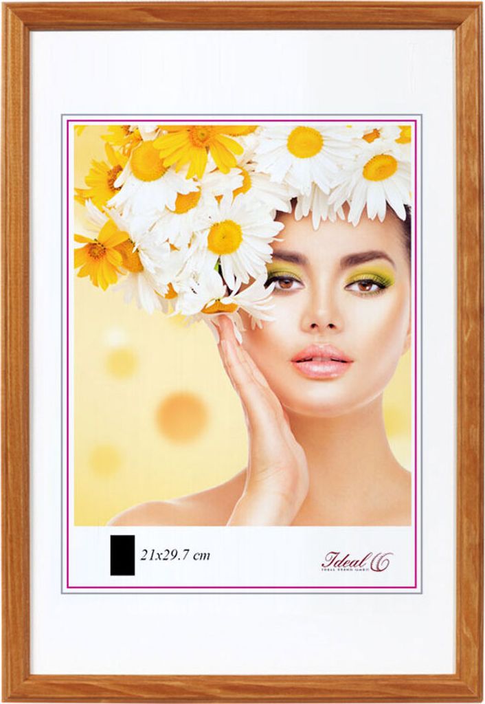 EKO Holz Bilderrahmen Foto Rahmen Holzrahmen Wanddeko Collage Poster S236 - Farbe: Eiche | Format: 40x50