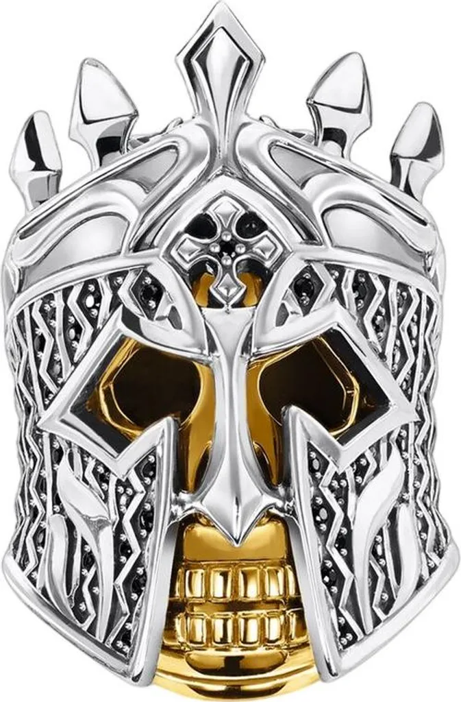 Chevalière homme Thomas Sabo Rebel at Heart en argent 925 vieilli, T54