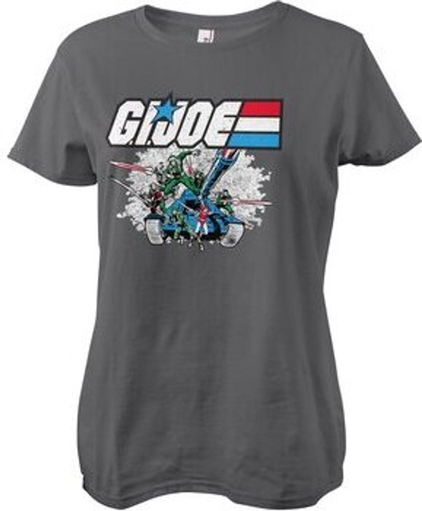 G.I. Joe Tank Action Girly Tee - Large - DarkGrey
