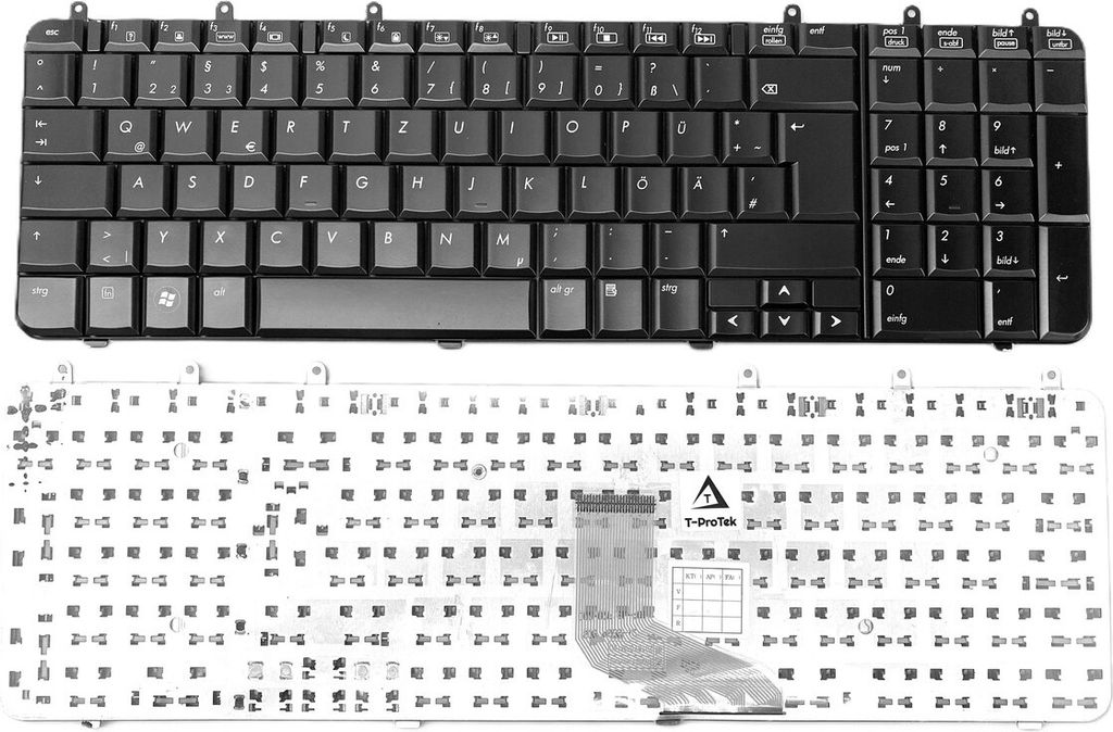 DEUTSCHE - Tastatur Keyboard / Kaffe kompatibel für HP Pavilion dv7-1448dx