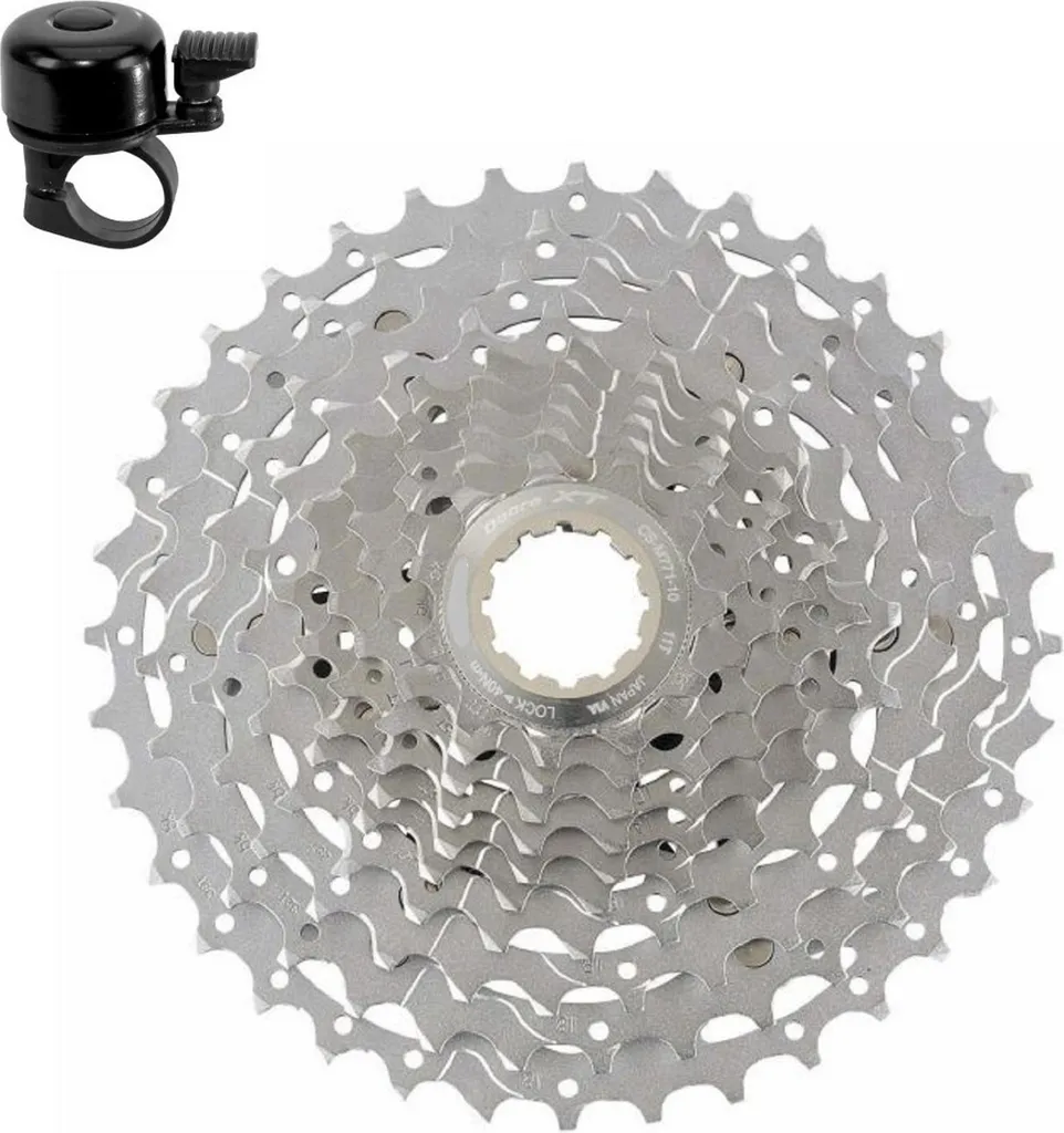 Cassette Shimano Deore CS-M4100-10 vitesses 11-42 dents avec sonnette
