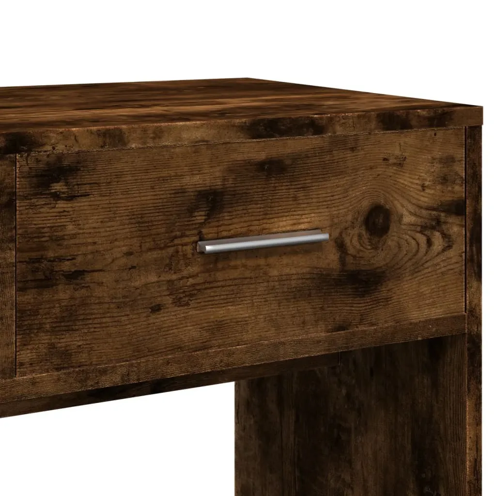 Tavolo da Trucco BEI CLORIS 80cm Rovere Fumé con Specchiera - 8