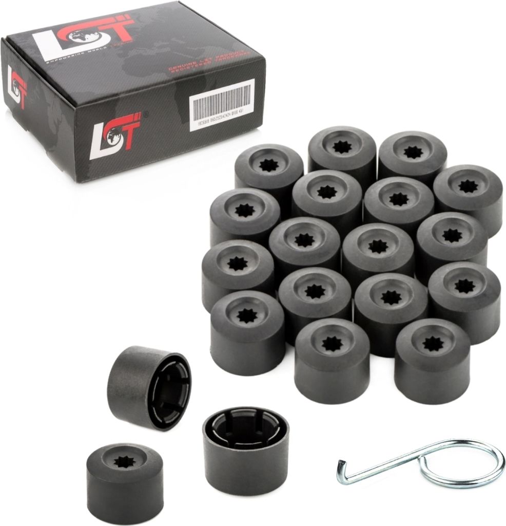 20x Radschraubenkappen diebstahlhemmend 17 mm für KIA HYUNDAI DAEWOO DAIHATSU