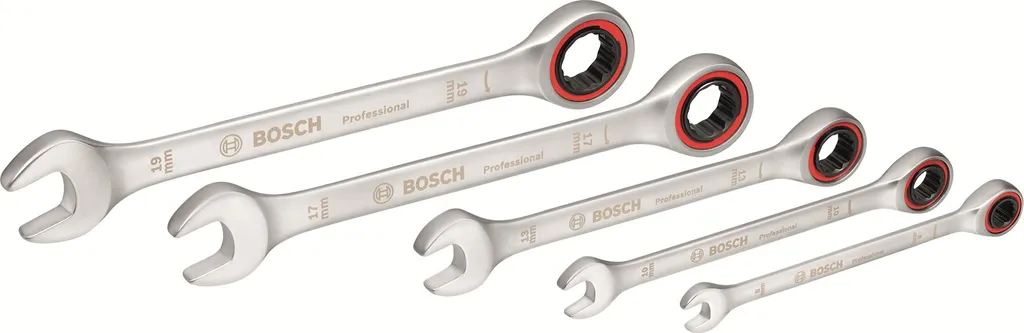 Desserrez les Boulons Difficiles avec le Kit Clé à cliquet Bosch 5 pces
