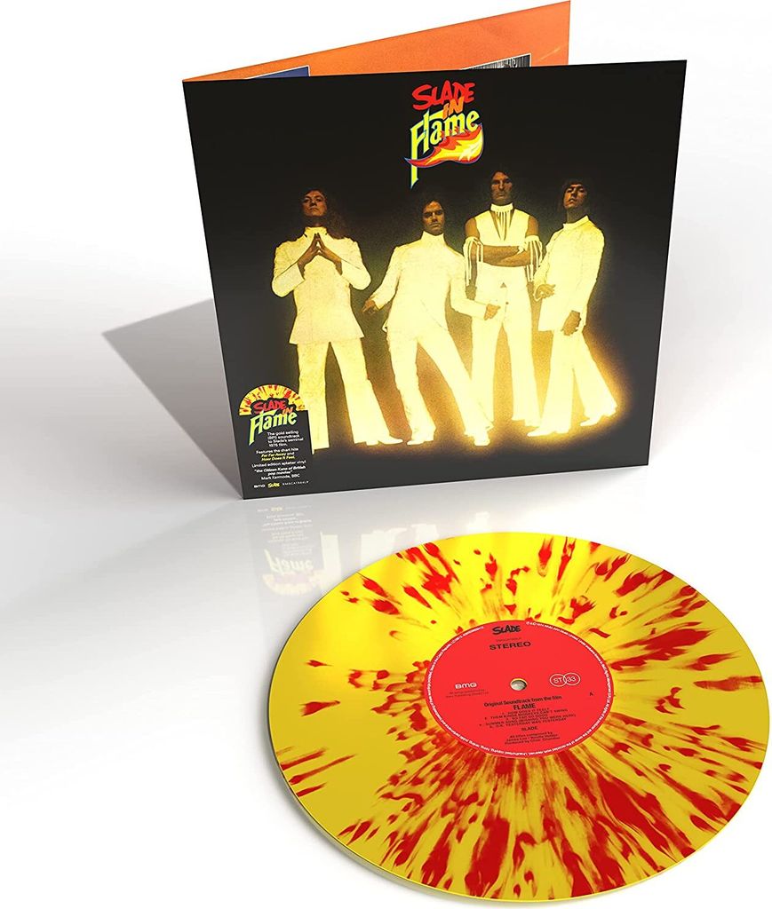 Slade - Slade in Flame Red & Yellow Splatter Vinyl