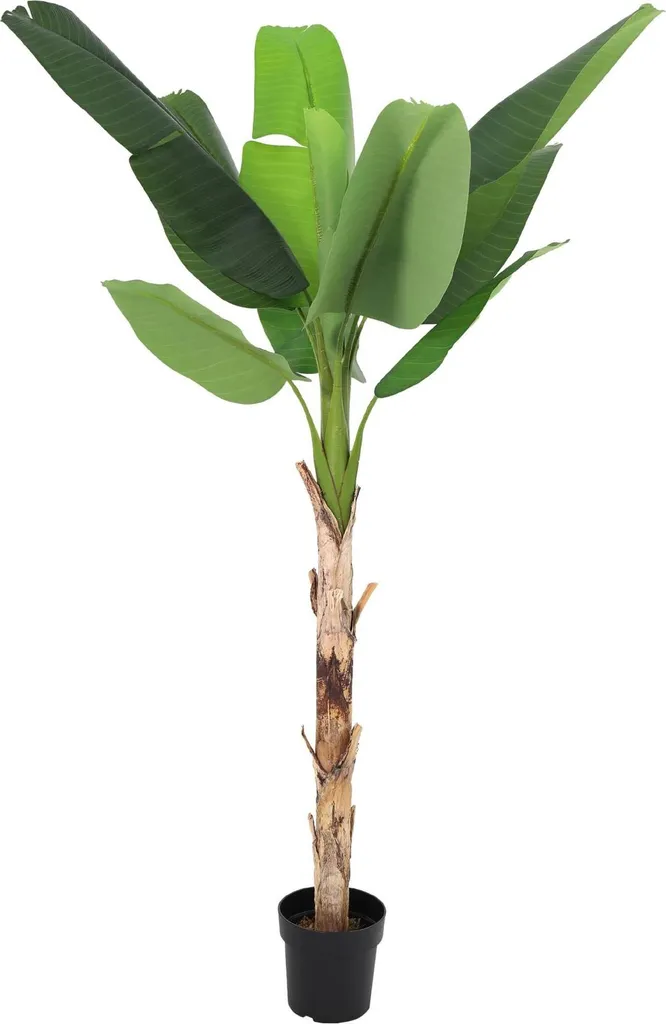 Plante artificielle Bananier 190 cm sans arrosage pour déco durable