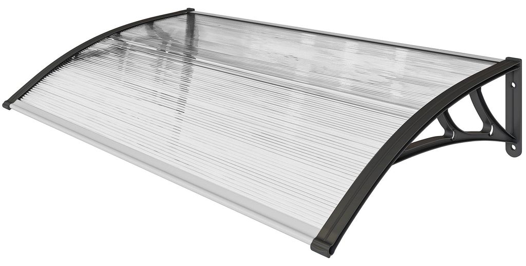 Outsunny Pultvordach Vordach für Haustür 110 x 60 x 18 cm Produktbild 