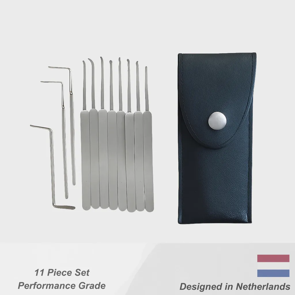 Kit de crochetage ApexSteel Elite 11 pièces en acier robuste renforcé