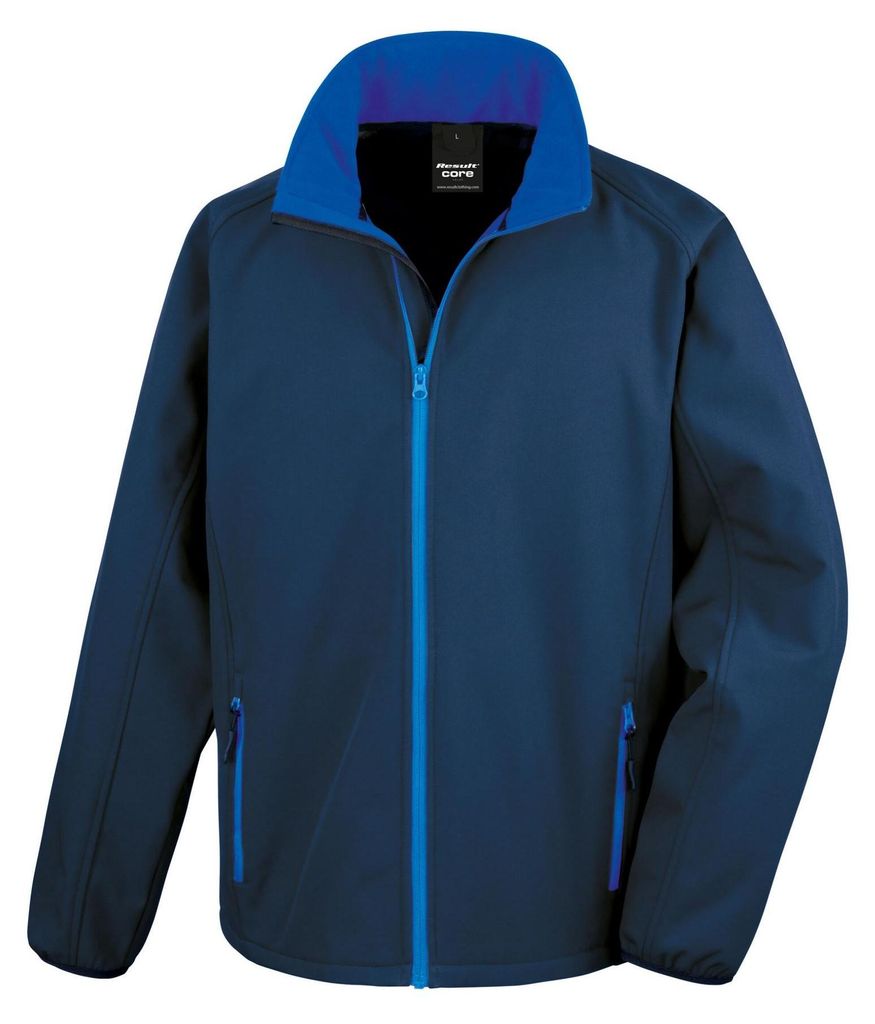 Result Core - Softshelljacke Zum Bedrucken für Herren FK1248 (L) (Marineblau)