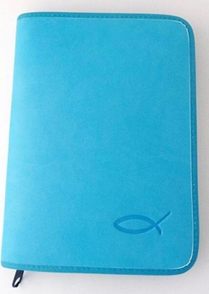 Gotteslobhülle, Kunstleder hellblau