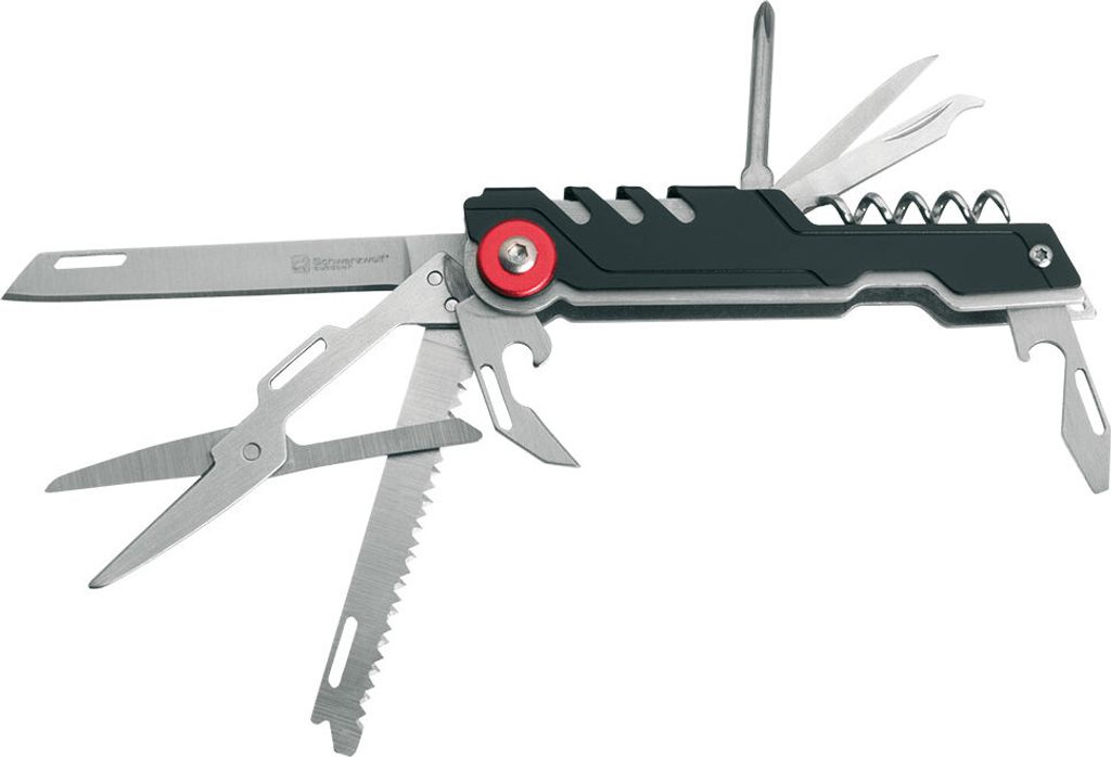 Schwarzwolf outdoor PELAT Multitool, Multifunktionswerkzeug mit 9 Werkzeugen