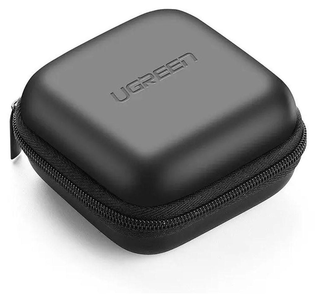 UGREEN Puzdro na slúchadlá a príslušenstvo, 8x8cm - Čierne Obrázok produktu 