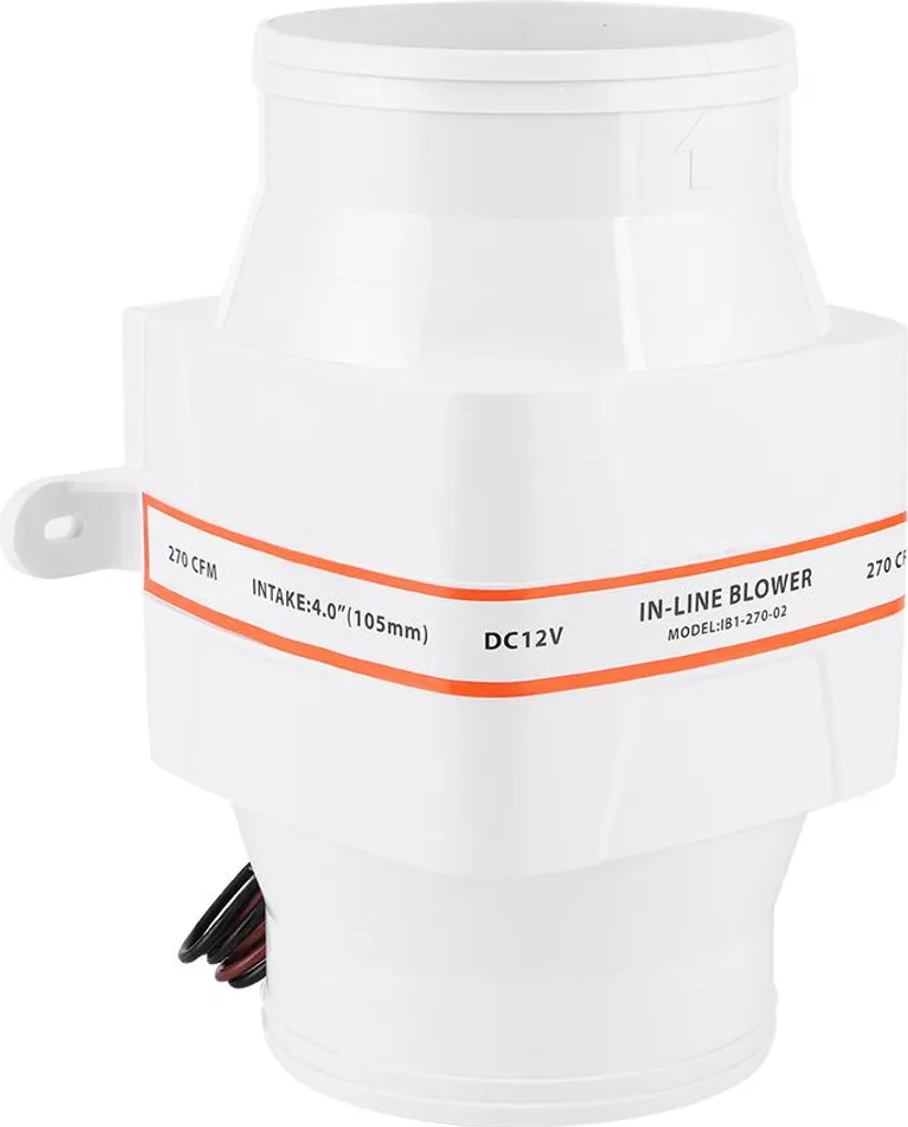 Ventilateur de Cale Marine 270 CFM 12V Puissant et Silencieux pour Bateau