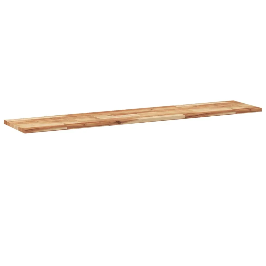 Scaffale Galleggiante 140x30 Legno Acacia Massiccio - Mensola a Muro - 3