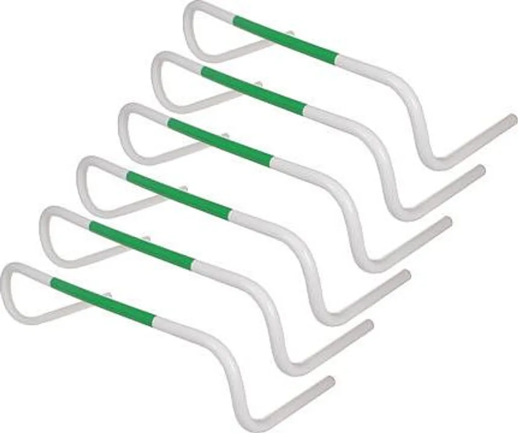 Obstacles de Sport à Retour Automatique 30 cm, Pack de 6 avec Housse