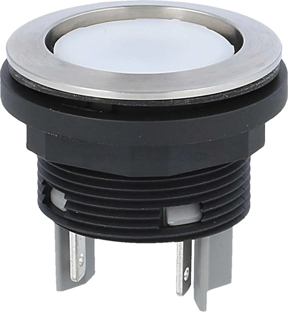 Georg Schlegel Pulsante, 1S rotondo, SHORTRON Connettore piatto 2,8 mm x 0,8 mm - 1 pezzo