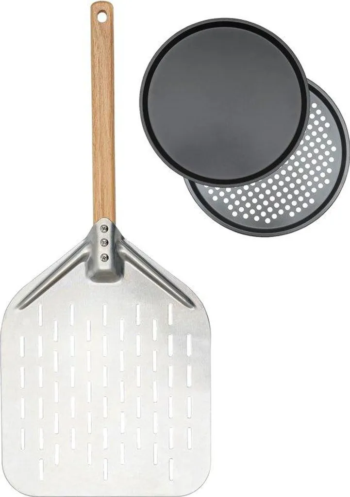 Set d'accessoires pour pizza 30,5 cm en aluminium et acier inoxydable