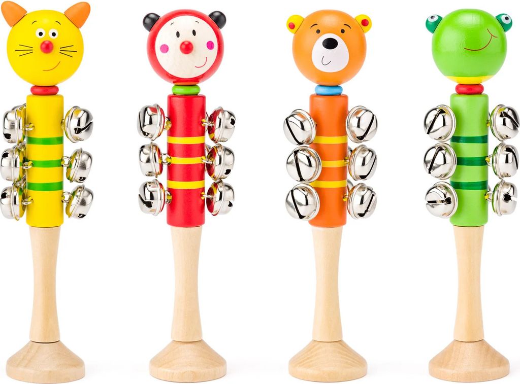 Woody Woody Glockenstabtiere 4 sort. 91716