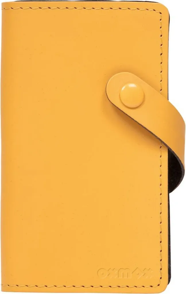 Oxmox Pure iPhone-Etui Giallo 11cm - Custodia in Pelle per Smartphone