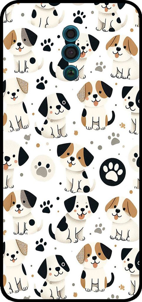 Smartphonica Telefon Fall geeignet für Oppo Reno mit Hund drucken - TPU zurück Abdeckung Fall Hund Design