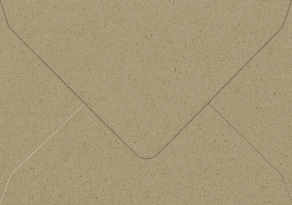 Enveloppe pour mariage et baptême 110x156 mm Heyda ton naturel