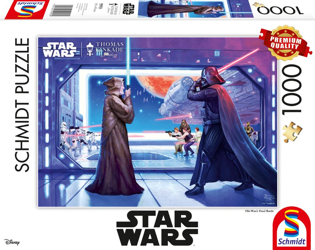 Thomas Kinkade Studios: Star Wars - Obi Wan's letzter Kampf Produktbild 