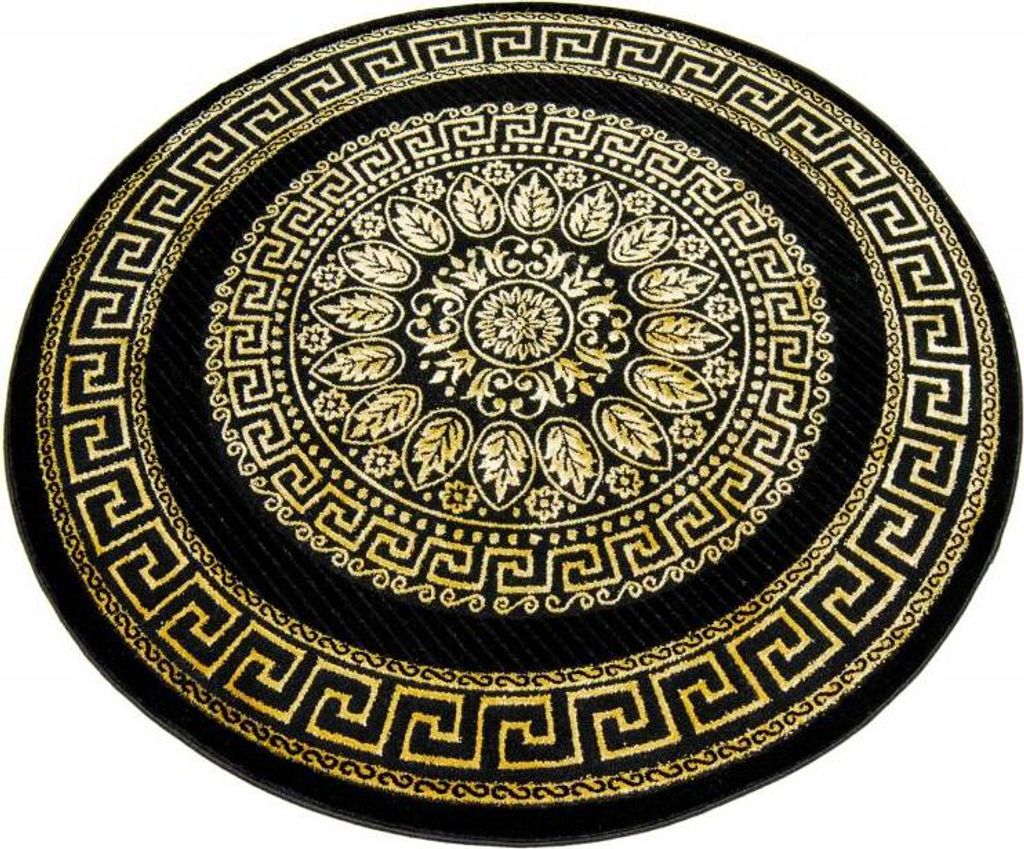 Paco Home Wohnzimmer Teppich Bordüre Kurzflor Meliert Modern Hochwertig