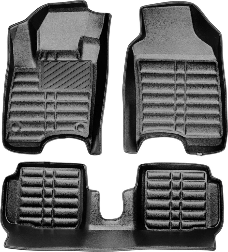 5D Premium Auto Fussmatten TPE Set passend für Fiat Panda Hybrid ab 2020