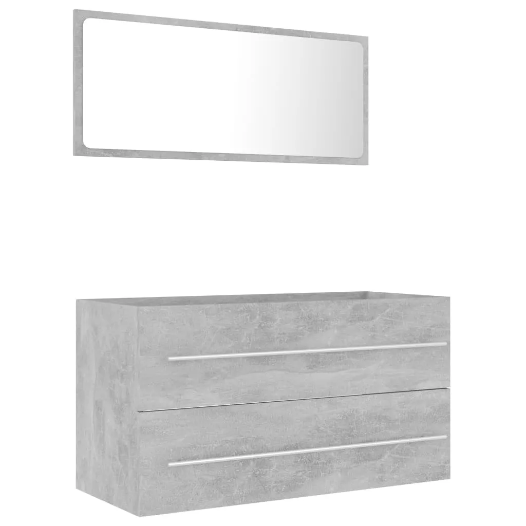 Aménagement salle de bain gris béton 2 pièces pour optimiser votre rangement