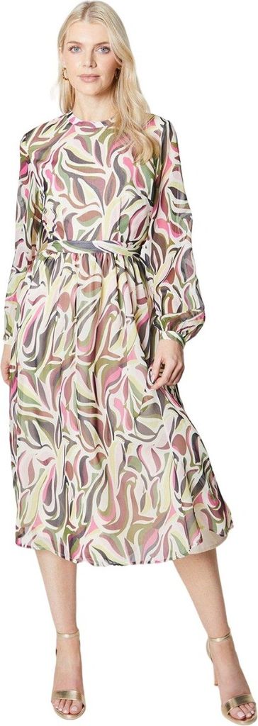 Principles - Midikleid Mit Falten für Damen DH6678 (42 DE) (Bunt)