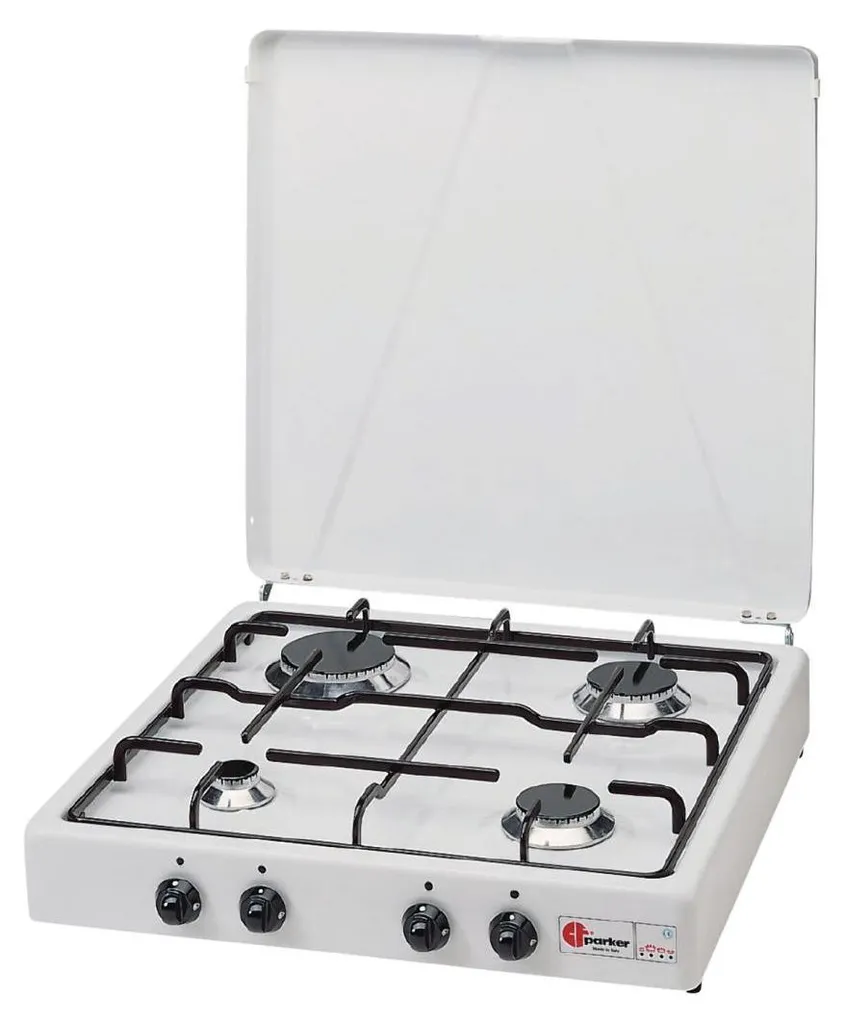 Table de Cuisson à Gaz 4 Feux avec Sécurité Thermocouple Marque Parker