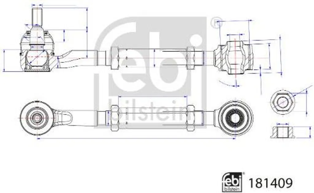 Bras de suspension arrière transversal compatible Toyota Auris et Avensis