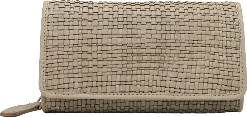Rovicky Portafoglio Seve Pelle Beige: Spazio e Resistenza Garantita