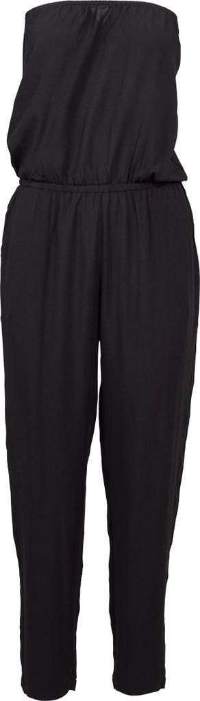 Urban Classics Damen Jumpsuit Viscose Bandeau TB1955 Schwarz Black S