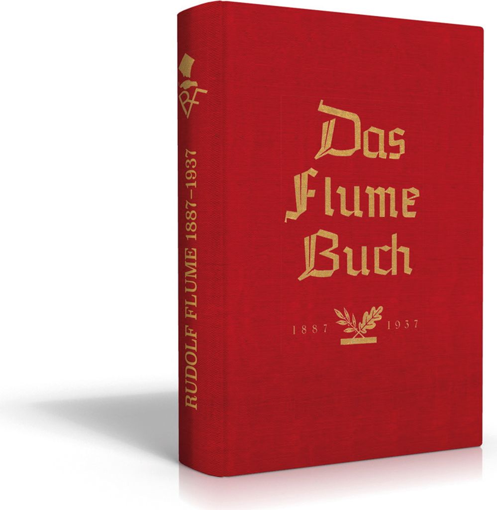 SELVA Reprint: Flume Jubiläumskatalog 1887-1937, Band I und Produktbild 