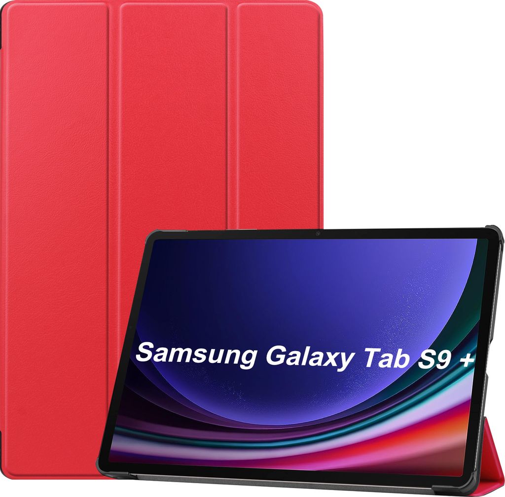 Tablet Hülle für Samsung Tab S9+ Plus 2023 SM-X810 SM-X816B SM-X818U 12.4 Zoll Slim Case Etui mit Standfunktion und Auto Sleep/Wake Funktion