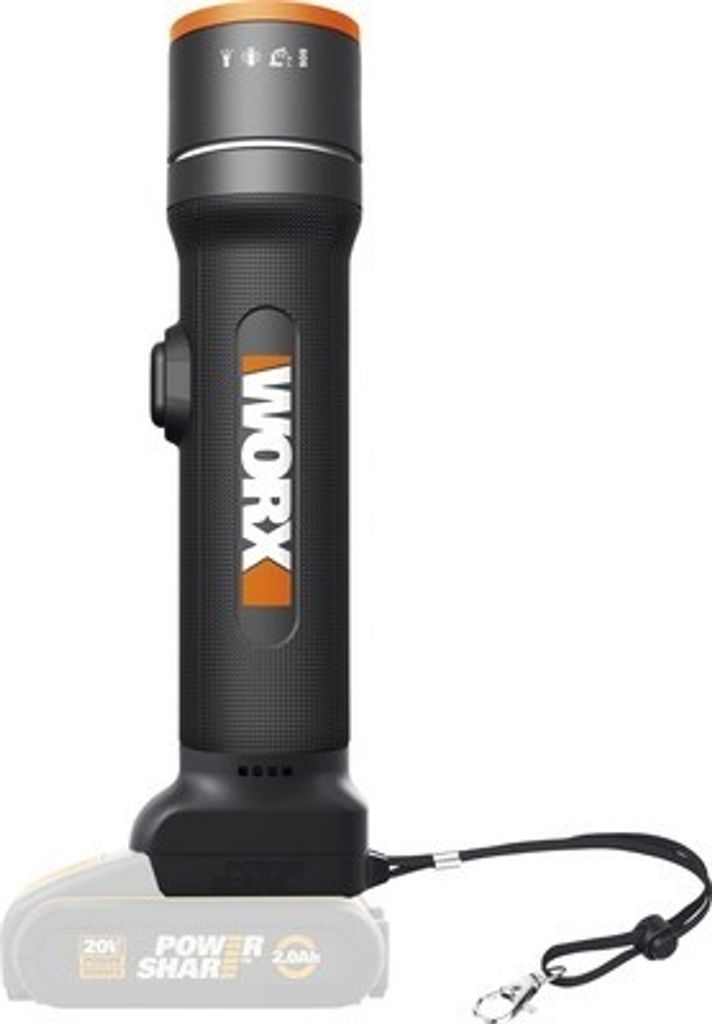 LED baterka Worx 20V WX027.9, 4v1, Basic bez batérie a Obrázok produktu 