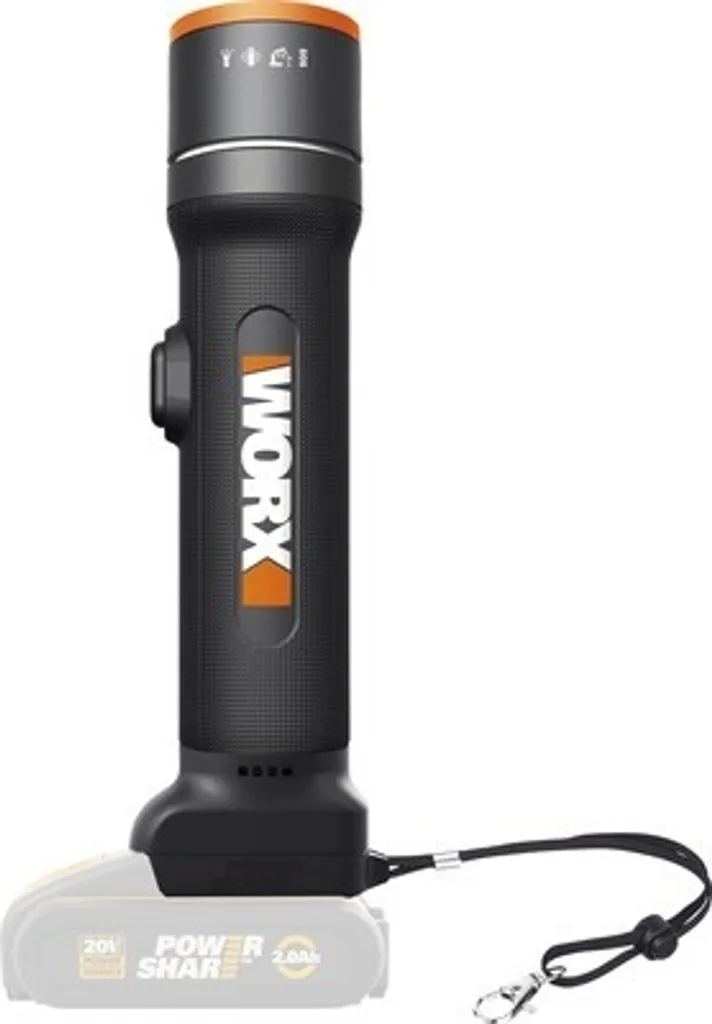 Virone WL-4 Torcia LED Ricaricabile 3W+1W Con Magnete, Gancio E Powerbank 1200mAh - 5