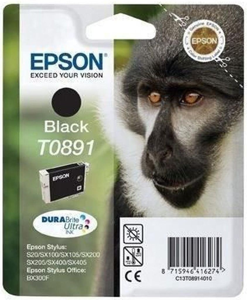 Epson Druckerpatrone T0891 (C13T08914011) schwarz