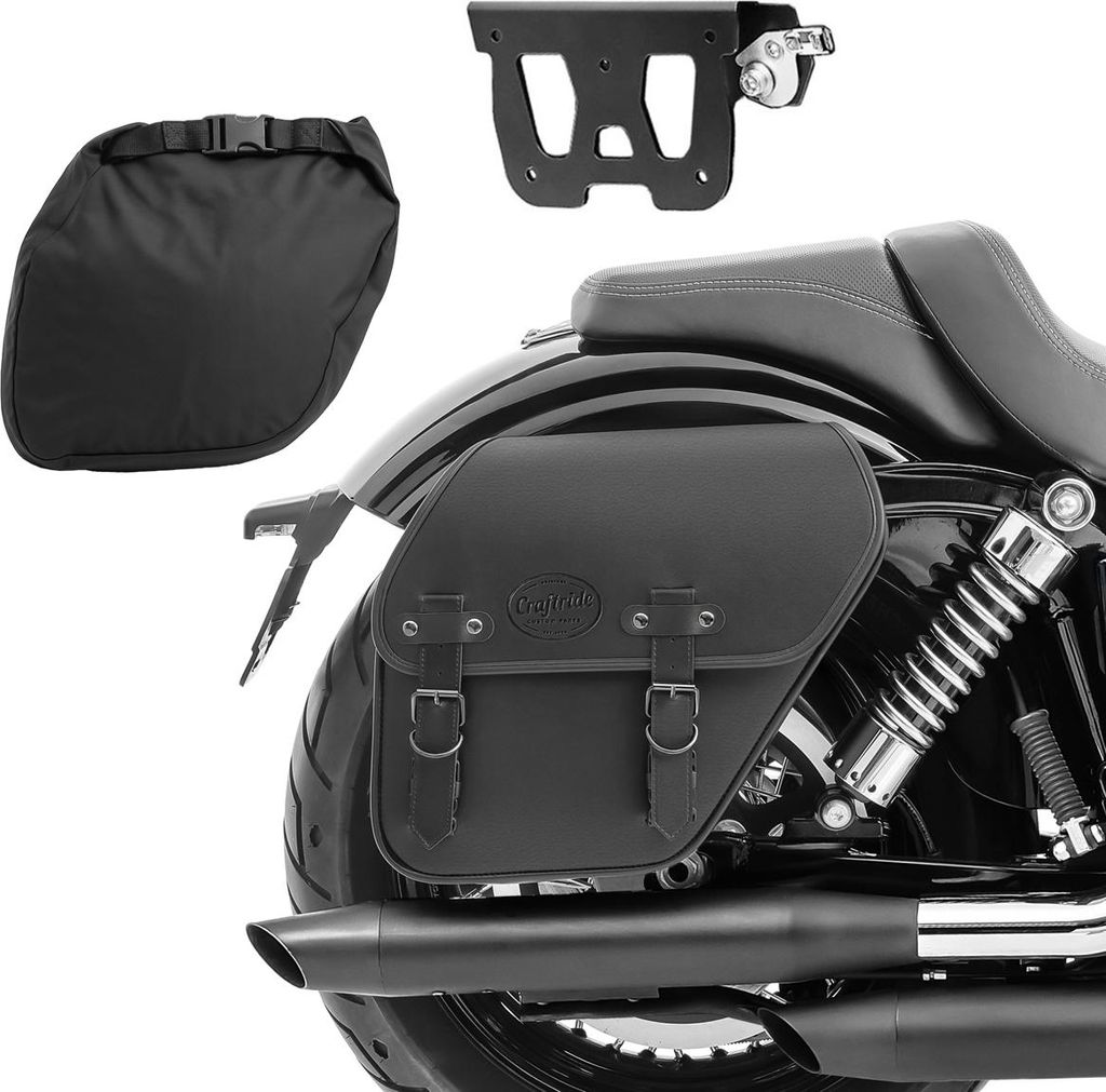 Satteltasche für Kawasaki Vulcan S/ Café 15-25 Halter abnehmbar rechts