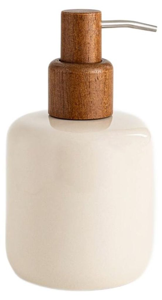 HOMLA MELKARO Keramik-Spender, beige, 9 x 15,6 cm Produktbild 