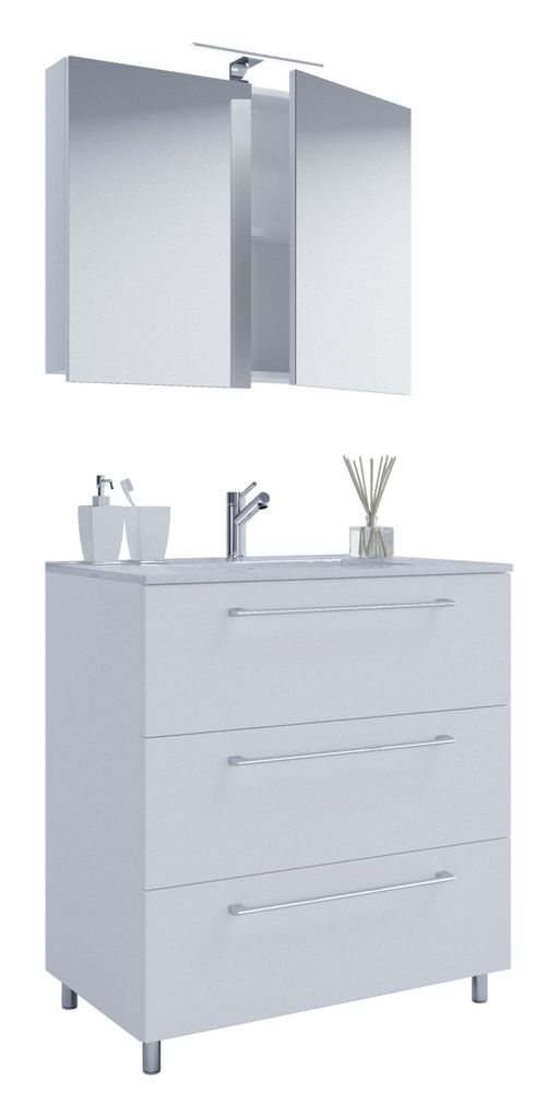 3 piezas lavabo lavabo | gabinete de lavabo ancho 60 cm | Imagen del producto 