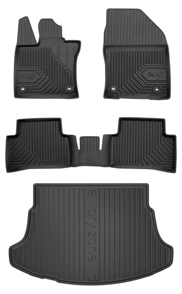 Alfombrillas de goma + bandeja de maletero para Lexus UX Imagen del producto 