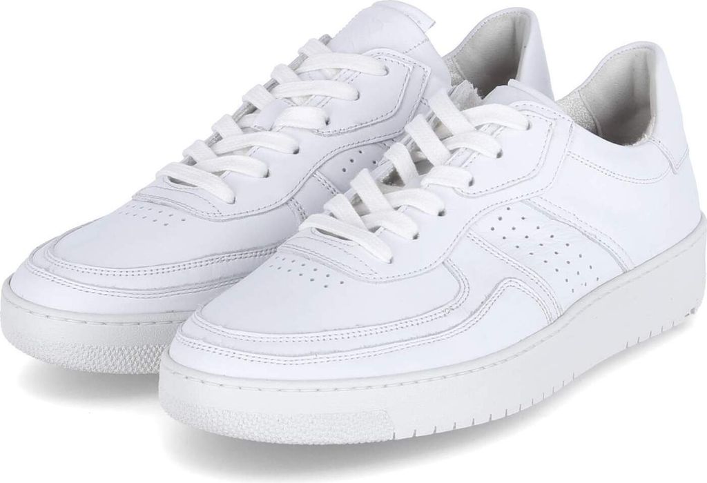 LLoyd Herren Schnürschuhe/ Low Sneaker AREL Weiß Glattleder Produktbild 
