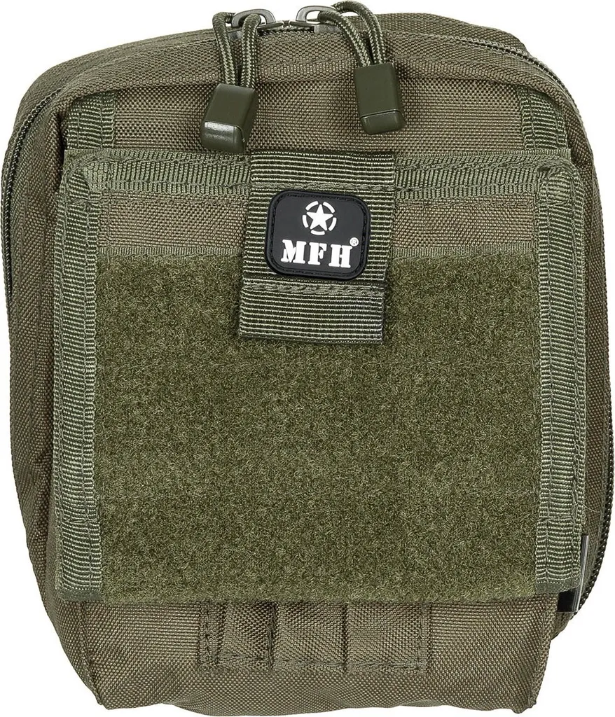 Sacoche pour cartes Molle olive - Porte-carte militaire tactique robuste