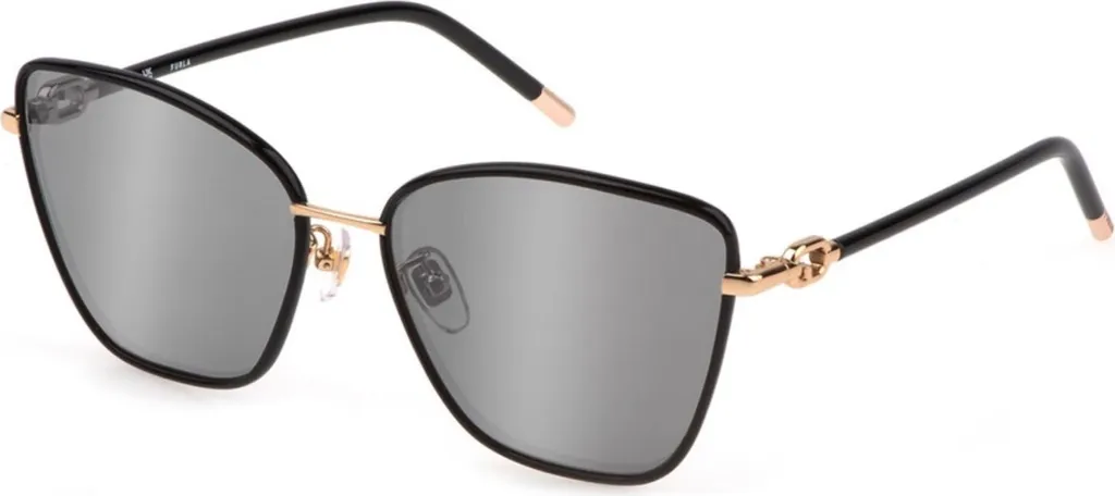 Specifiche Furla SFU692V 300V: Occhiali Sole Metallo Rosa e Nero 58mm