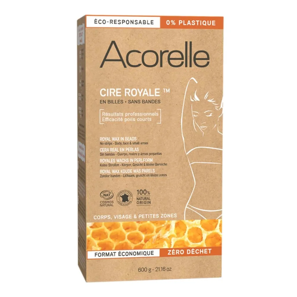 Cire Royale perles 600g : Élimine poils incarnés et douleurs à l'épilation